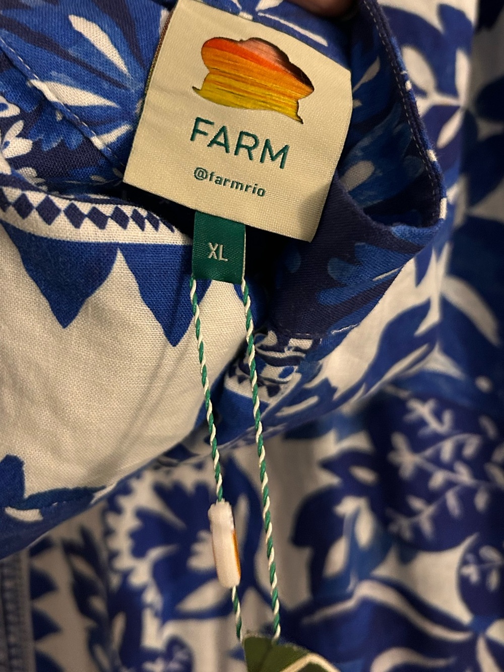 FARM.Rio Off-White Flora Tapestry Lenzing™ Ecovero™ Euroflax™ Maxi Dress - Picture 5 of 7